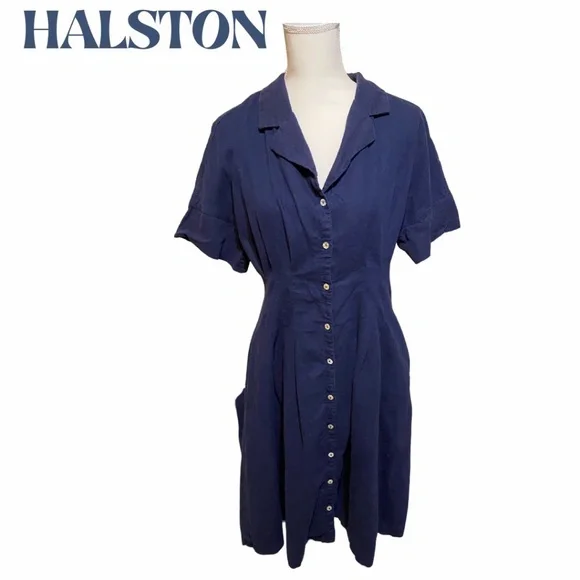 knee length dresses for ladies The Linen Belted Midi Dress